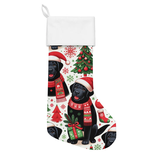 Labrador (Black) Christmas Stocking