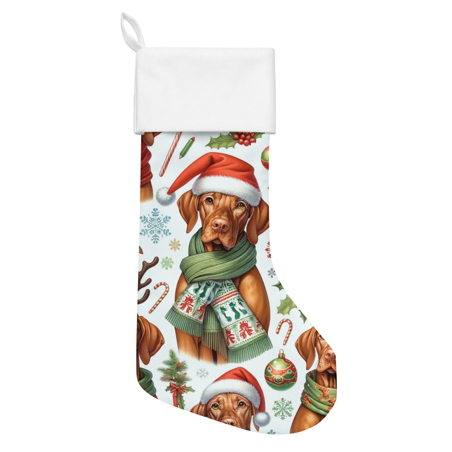 Vizsla Christmas Stocking